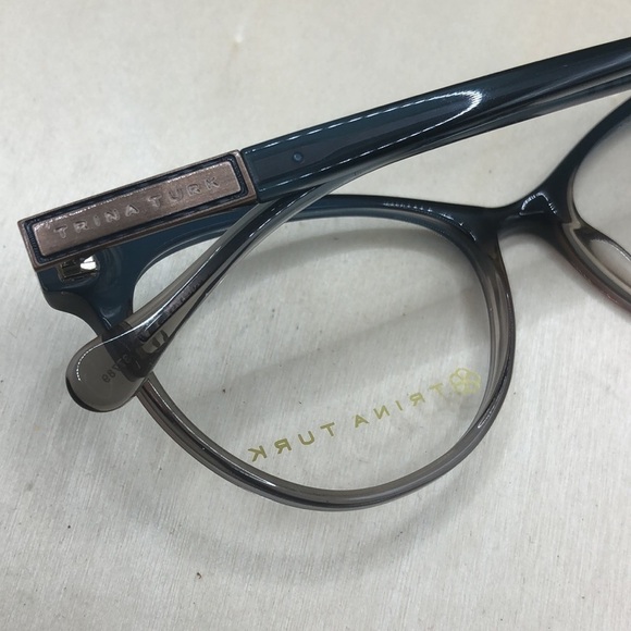Trina Turk Midnight Sienna Ombre Demo Frames Glasses Cat Eye  52-16-135 main image 4